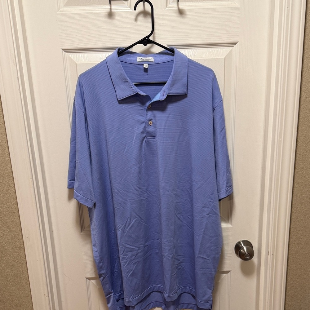 Peter Millar Light Blue Polo Shirt